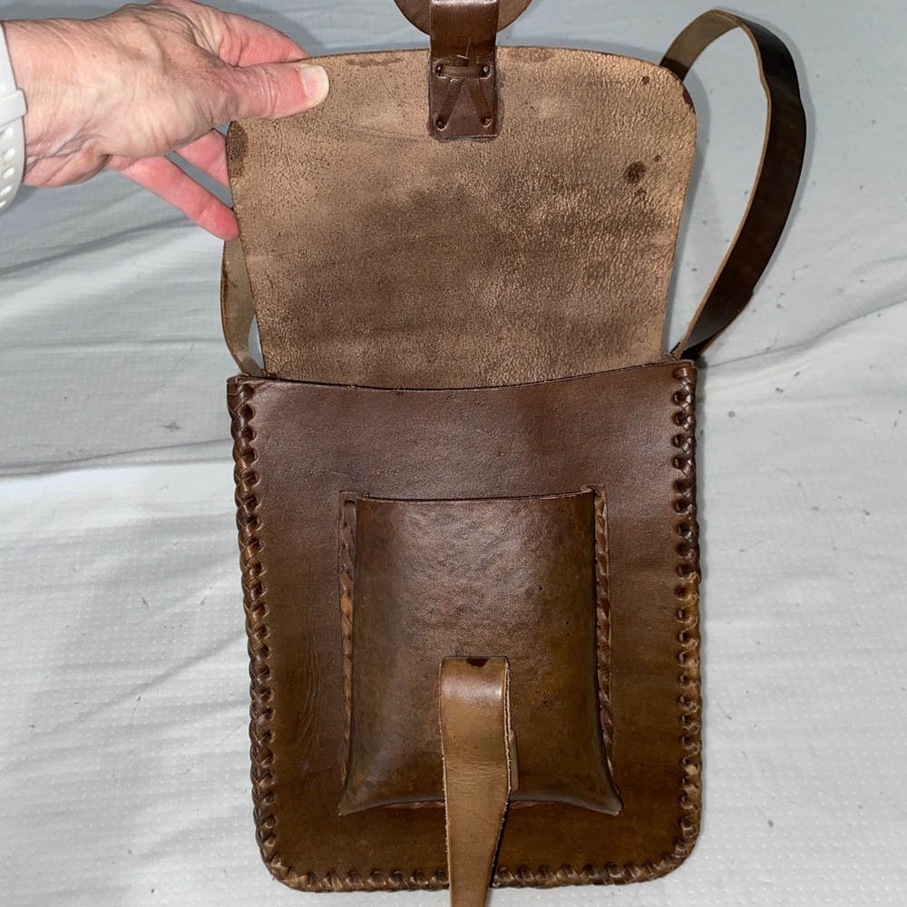 Brown Leather Satchel - Picture 3 of 6
